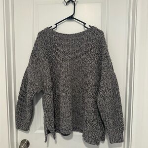 American Eagle Outfitters Charcoal Knit Sweater